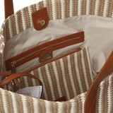 Borsa a spalla con logo 73BS9N701P KARINACUOIO/MULTICOLOR V° 73 