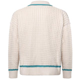 Giacca in maglia con zip KN014 BEI BONSAI 