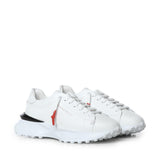 Sneakers Raptor 1 in pelle<BR/> RAPTOR1 NAPPAWHITE GIULIANO GALIANO 