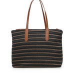 Borsa shopping Cassie con logo 73BS9M801 CASSIENERO/CUOIO V° 73 