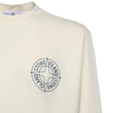 Felpa in cotone con stampa 'Outline Compass' L1S156100001 S0283V0093 STONE ISLAND 