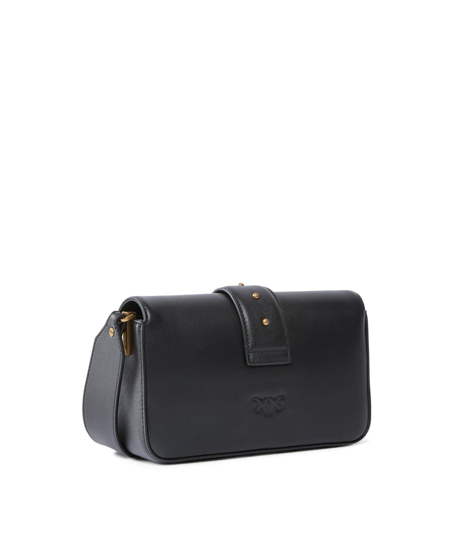 Borsa a spalla Mini Love Bag in pelle 104340 A0QOZ99Q PINKO 