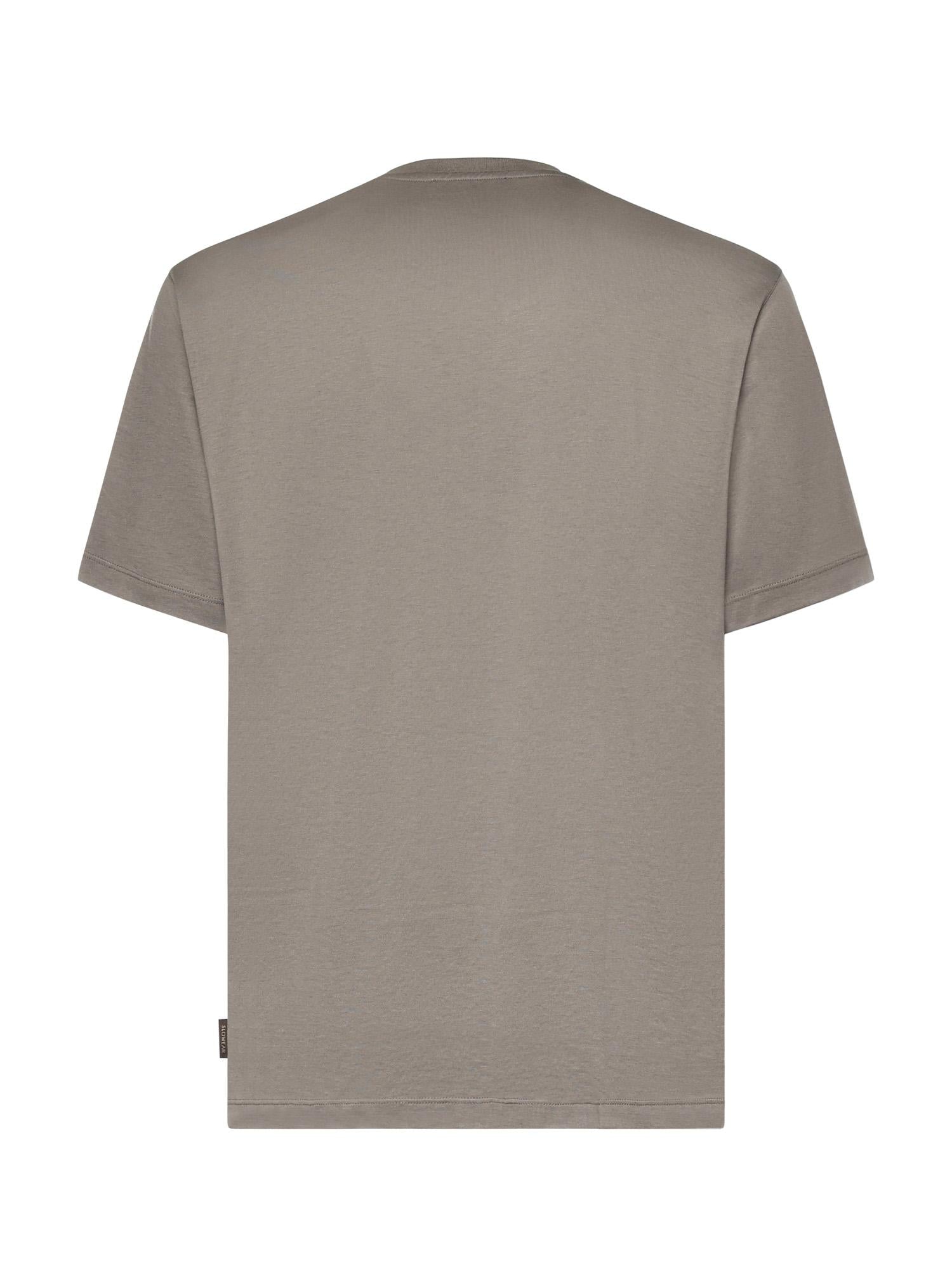 T-shirt in cotone e seta 810324 ZQ317Z0914 ZANONE 