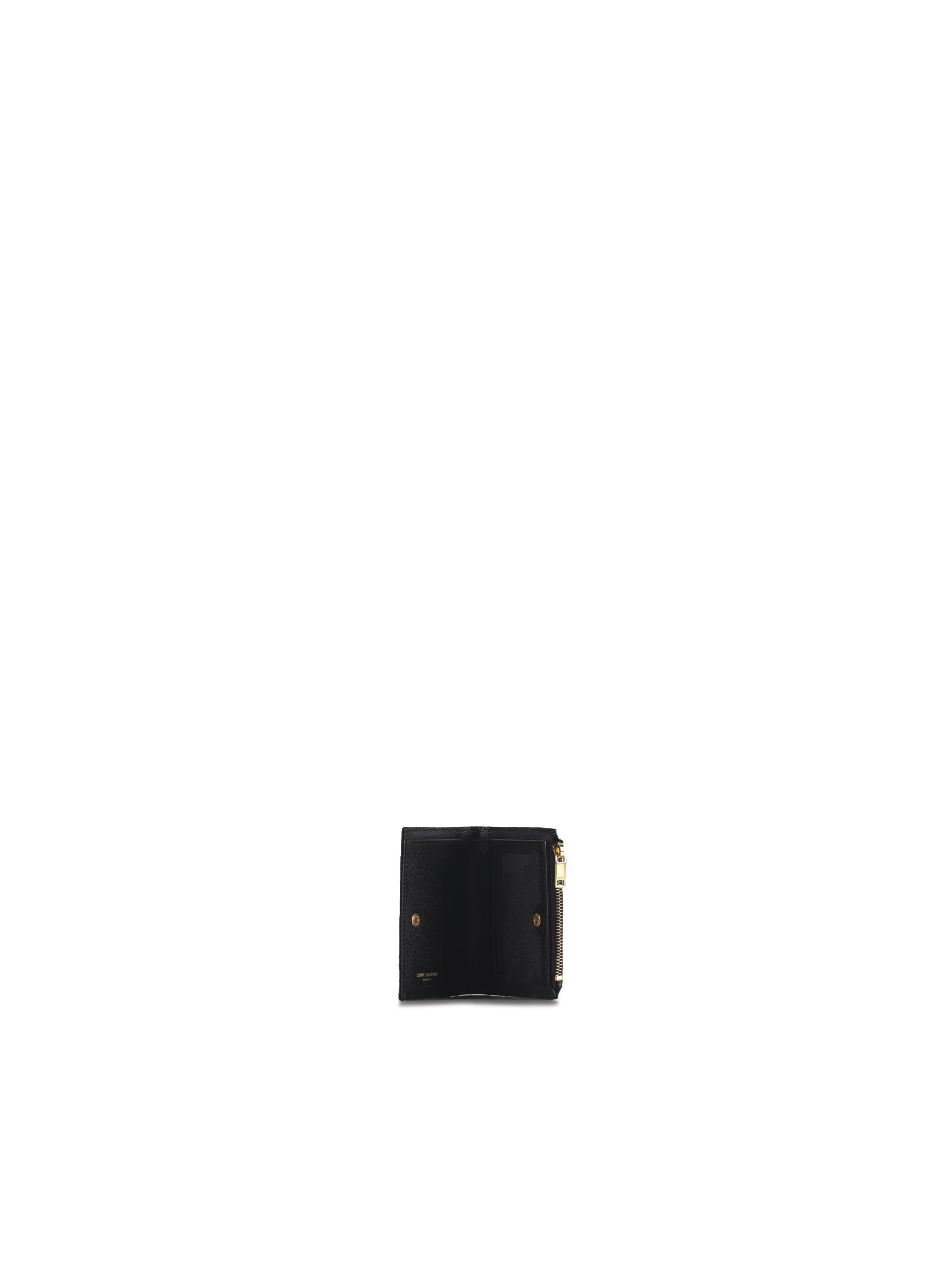 Portafogli bi-fold cassandre matelassè 575879 BOW011000 SAINT LAURENT 