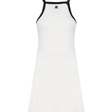 Abito in cotone con bretella a cinturino 124JR0364JS0070 -0098 COURREGES 