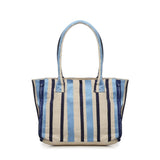 Borsa shopping con logo 73BS9MV02R ILENEAZZURRO/MULTICOLOR V° 73 