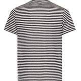 T-shirt Dover in cotone a righe DOV0010 00283L MC2 SAINT BARTH 