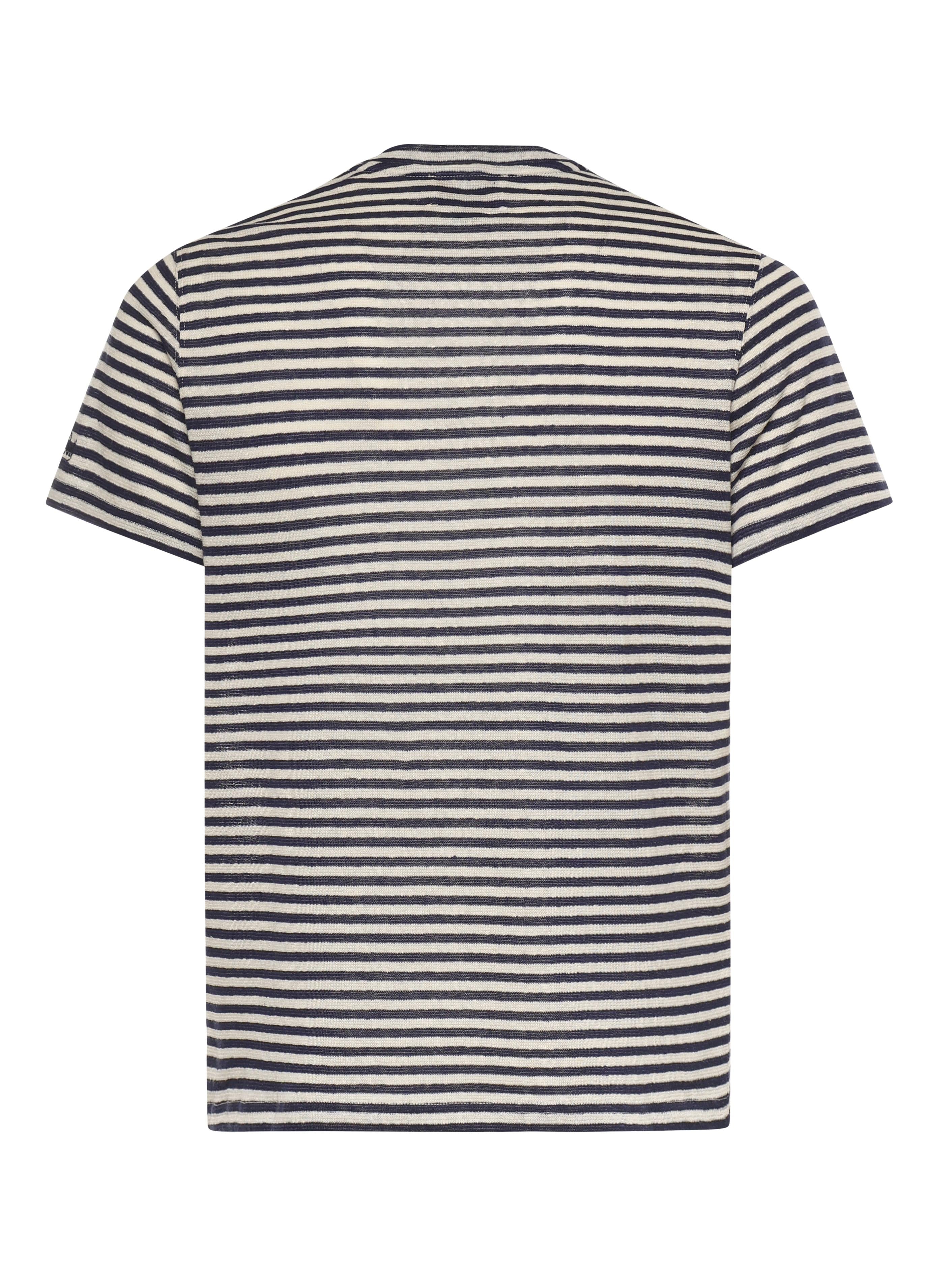 T-shirt Dover in cotone a righe DOV0010 00283L MC2 SAINT BARTH 
