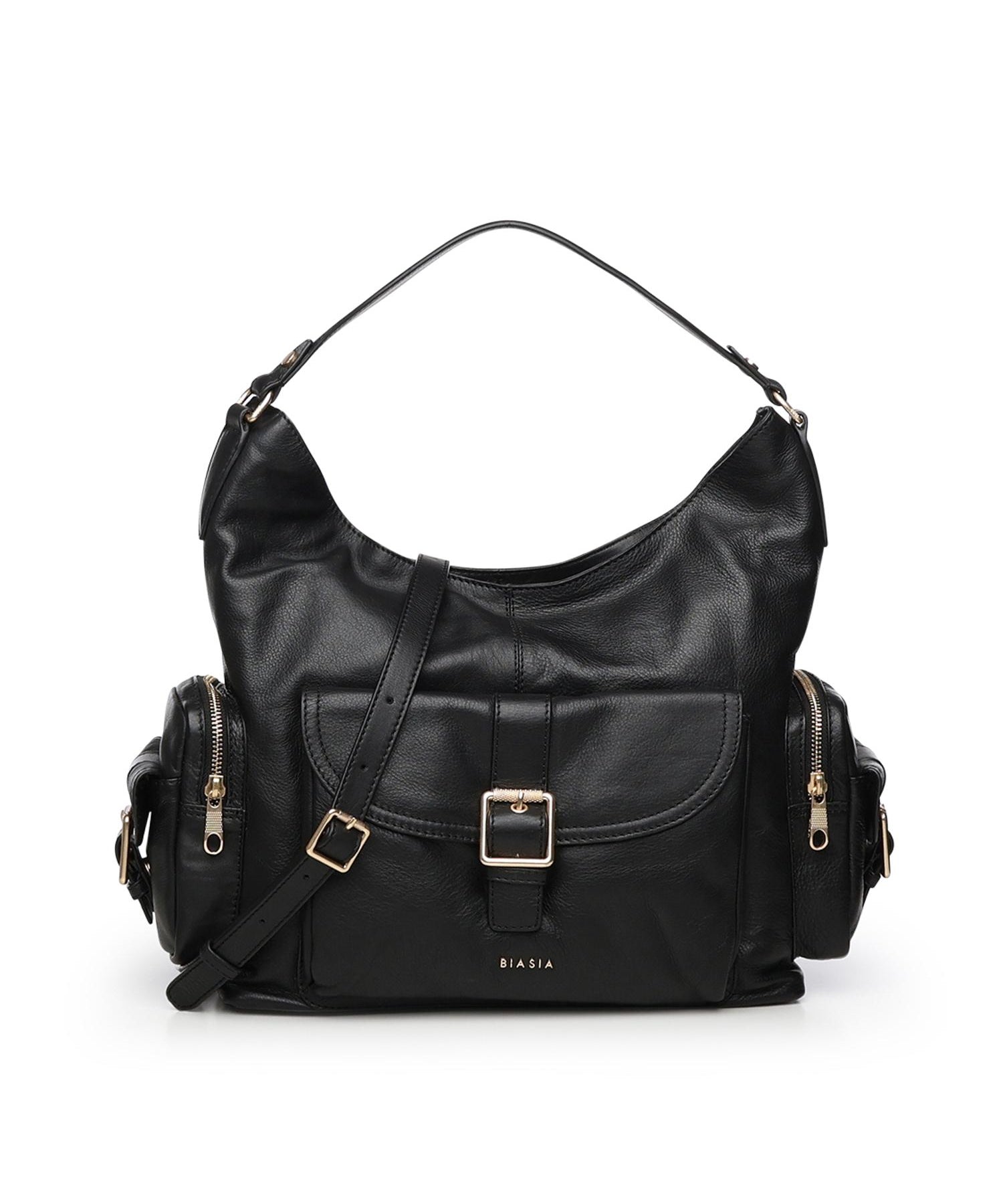 Borsa a spalla Factor in pelle BIBP9EC03 NERO BIASIA 