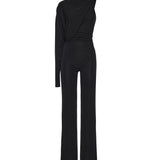 Tuta Serena in jersey T190119A TJP073BLACK THE ANDAMANE 