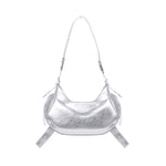 Borsa a spalla y2k001 in pelle FBBP70001MET -ARGENTO/NICKEL BIASIA 