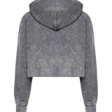 Felpa cropped in cotone 106343 A33MK10 PINKO 