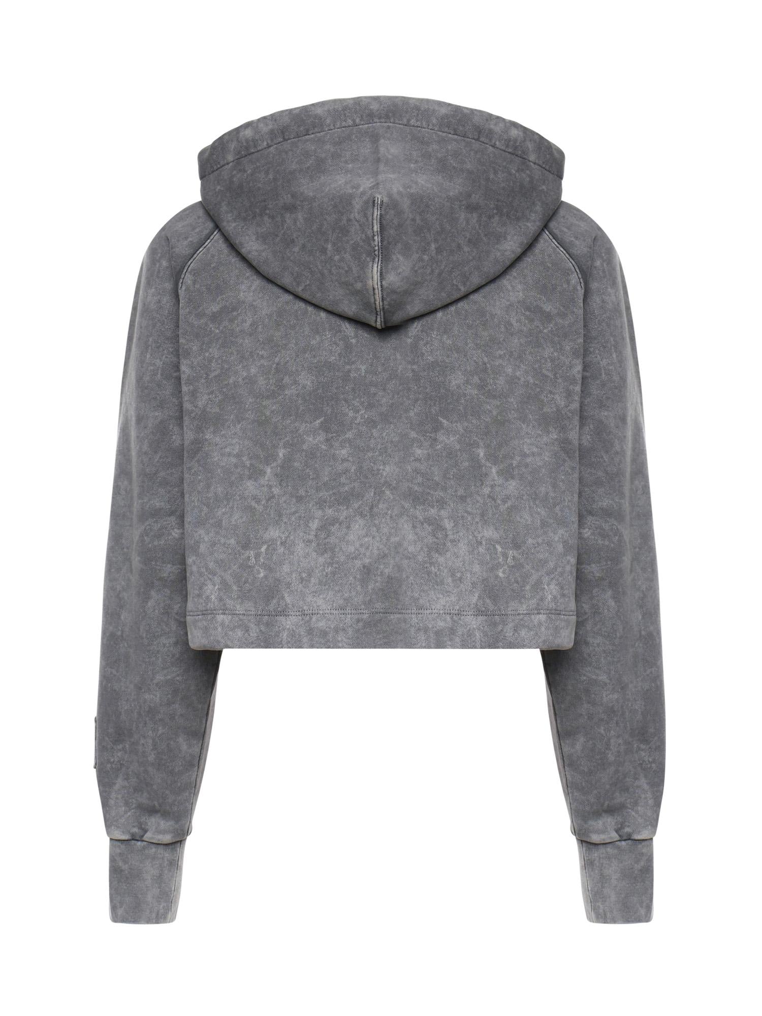 Felpa cropped in cotone 106343 A33MK10 PINKO 