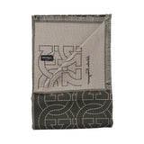 Sciarpa in lana con logo Gancini 520068 754856003 FERRAGAMO 