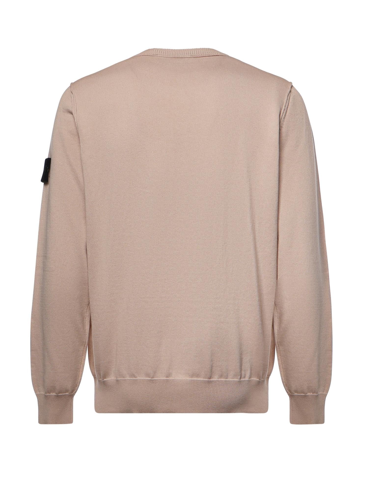 Maglione in cotone con logo L1S155100053 S00B2V008E STONE ISLAND 