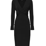 Abito midi Matilde 5YGK35 6257AJBLK MARCIANO BY GUESS 