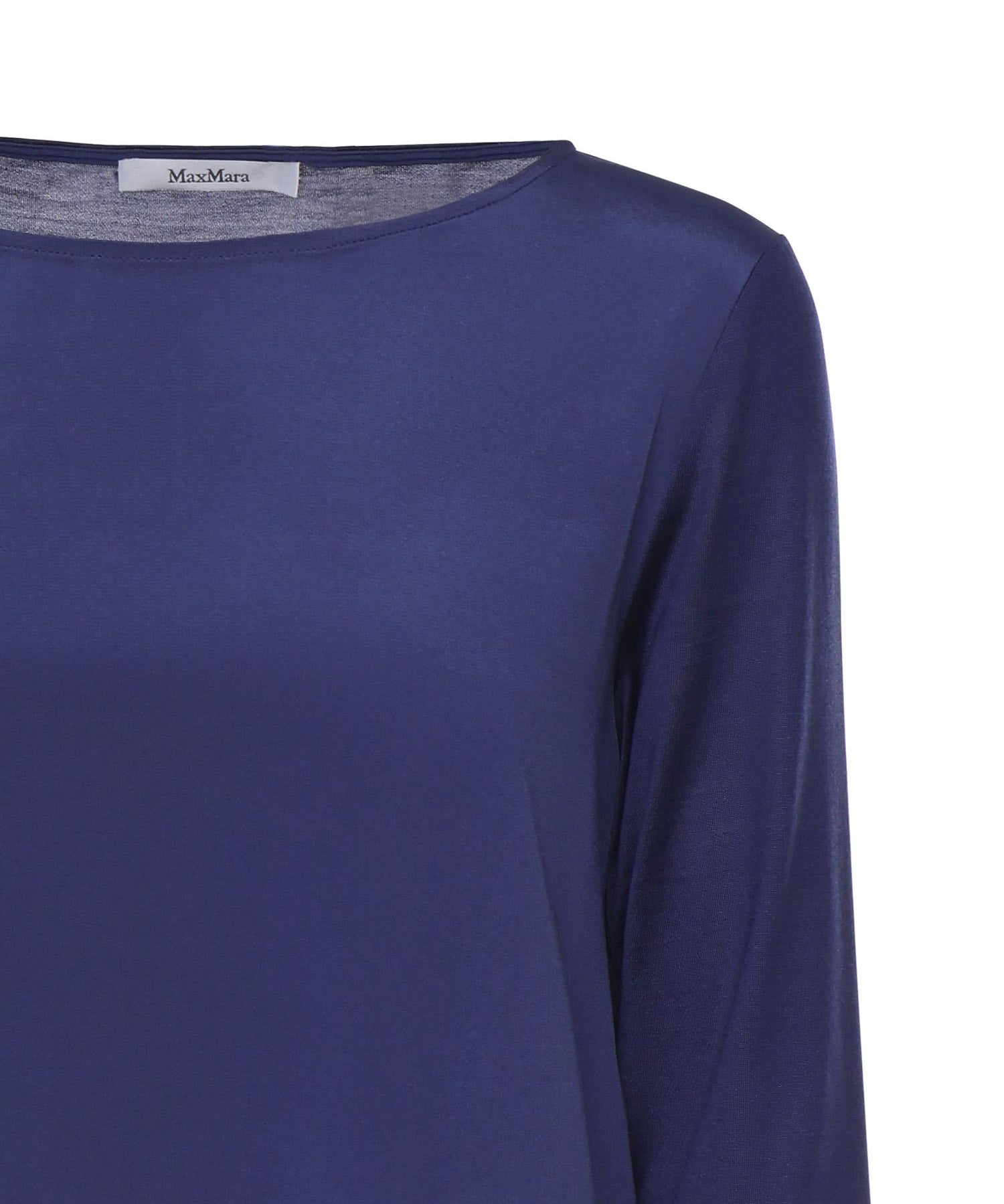 T-shirt in crêpe de Chine di seta e jersey 2611941048600 001 MAX MARA 