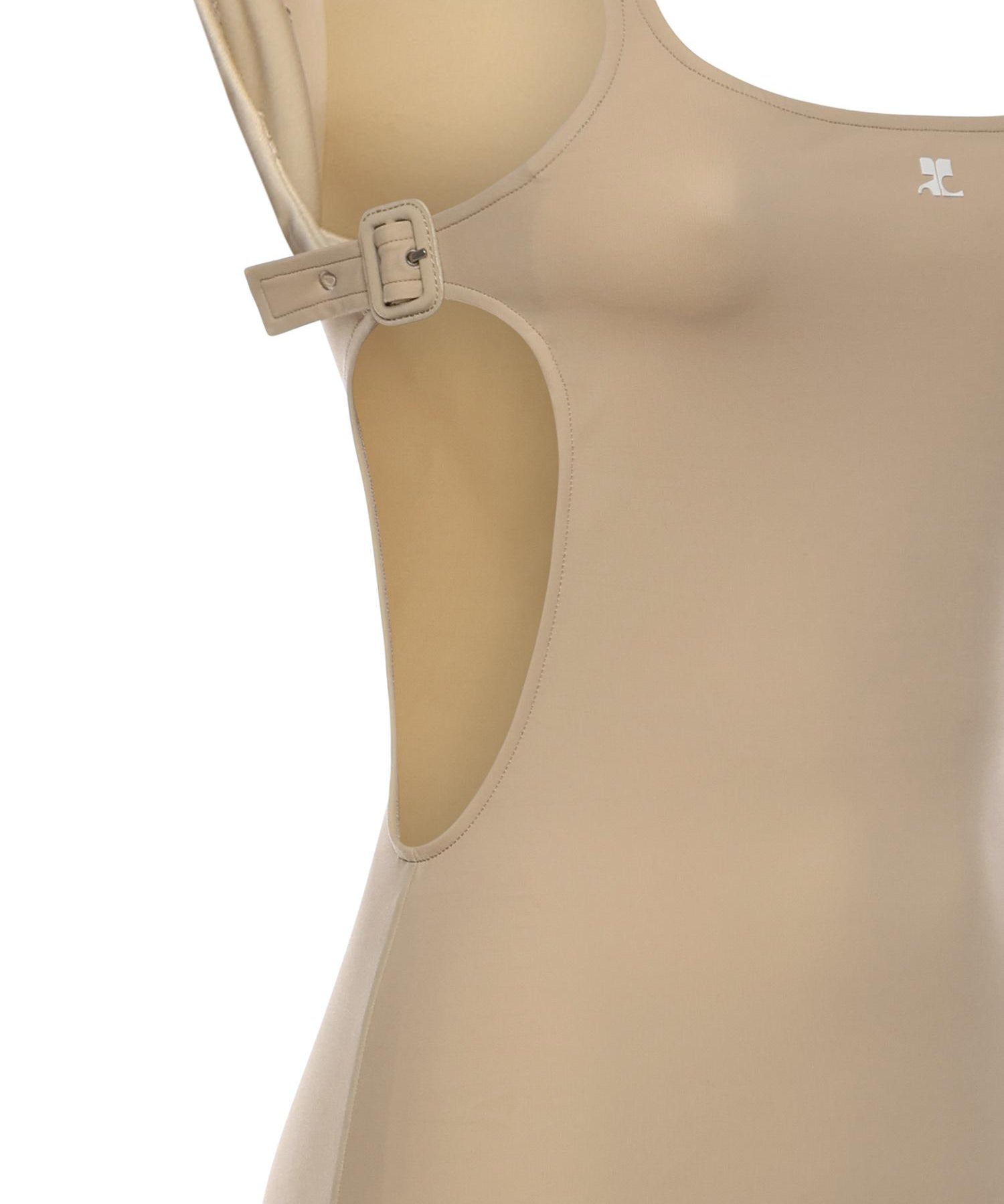 Costume da bagno con fibbia 126JMB055PA0043 1068 COURREGES 
