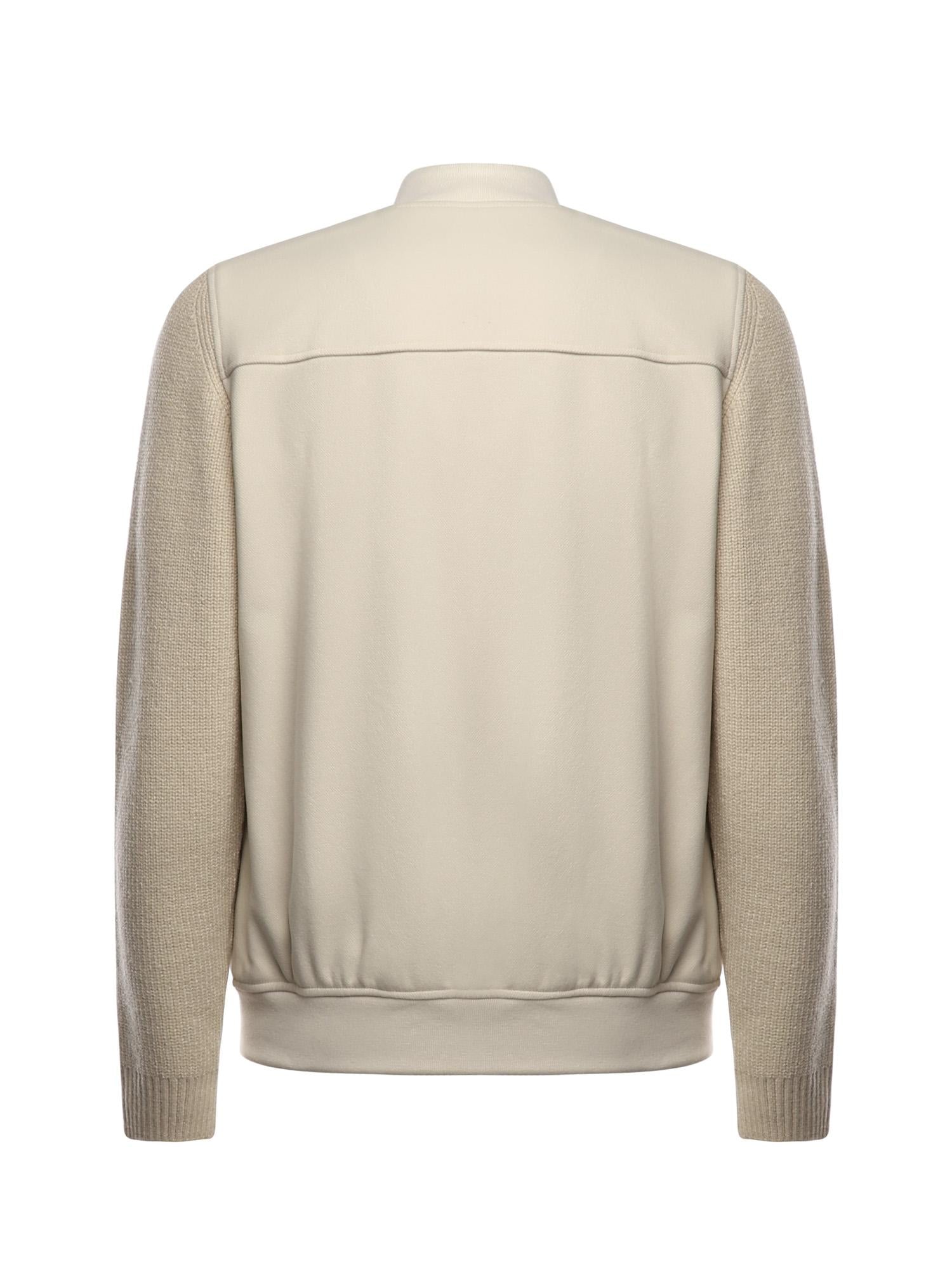 Giacca con zip MK9960132 LATTE MARKUP 