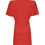 Mini abito con spalle imbottite 105220 A2M2RA1 PINKO 