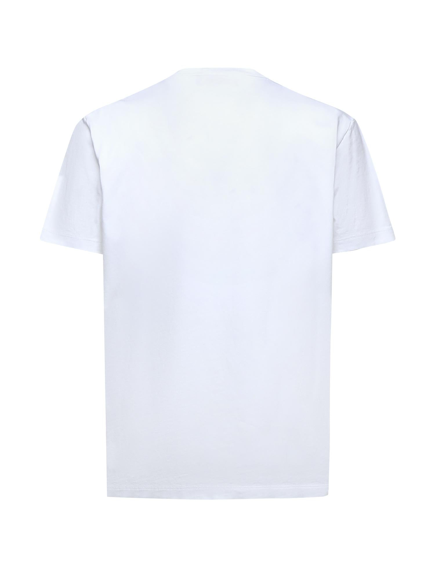 T-shirt con logo in cotone S74GD1253 D20020100 DSQUARED2 