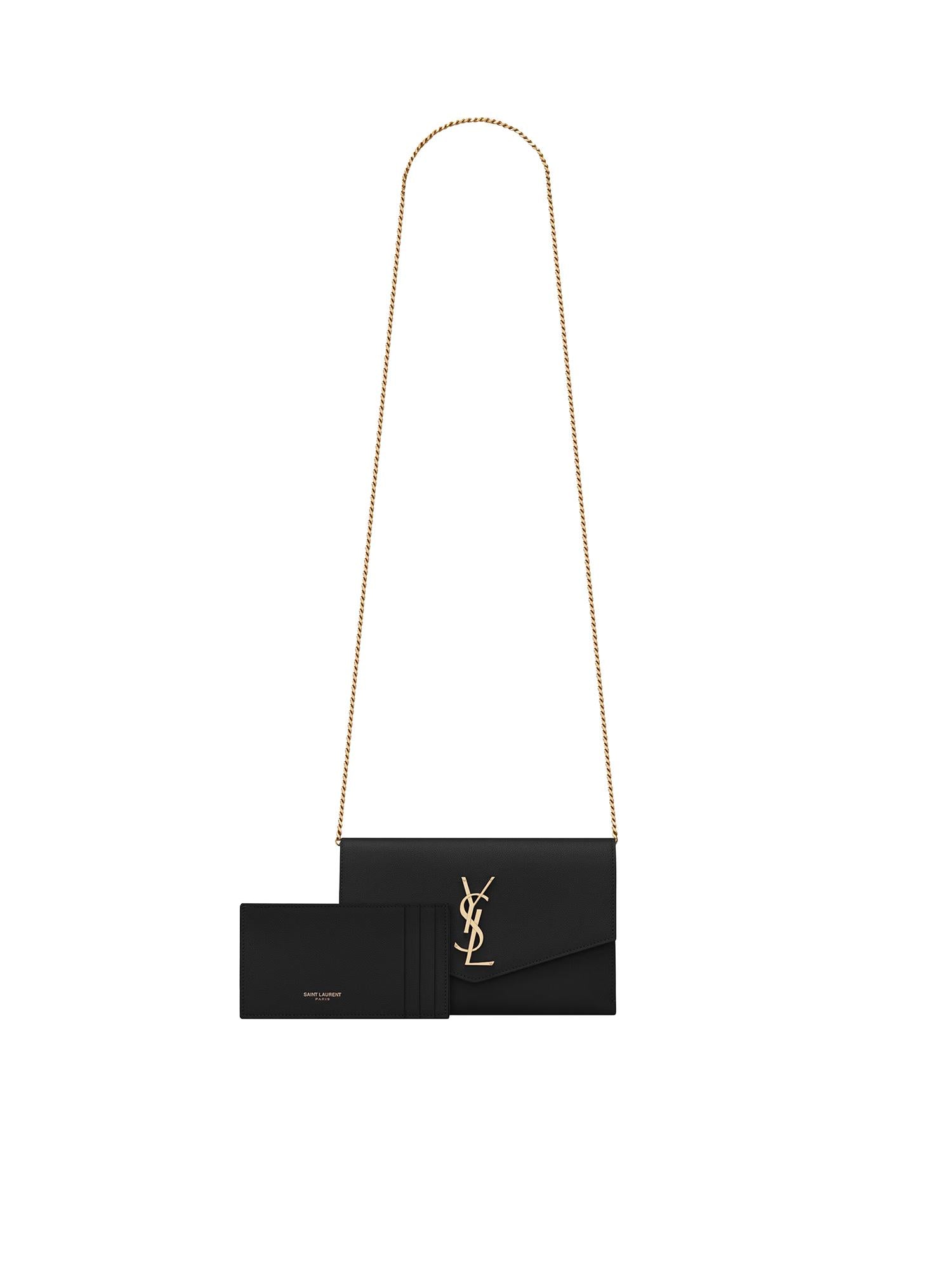 Pochette con catena Uptown 607788 1GF0J1000 SAINT LAURENT 
