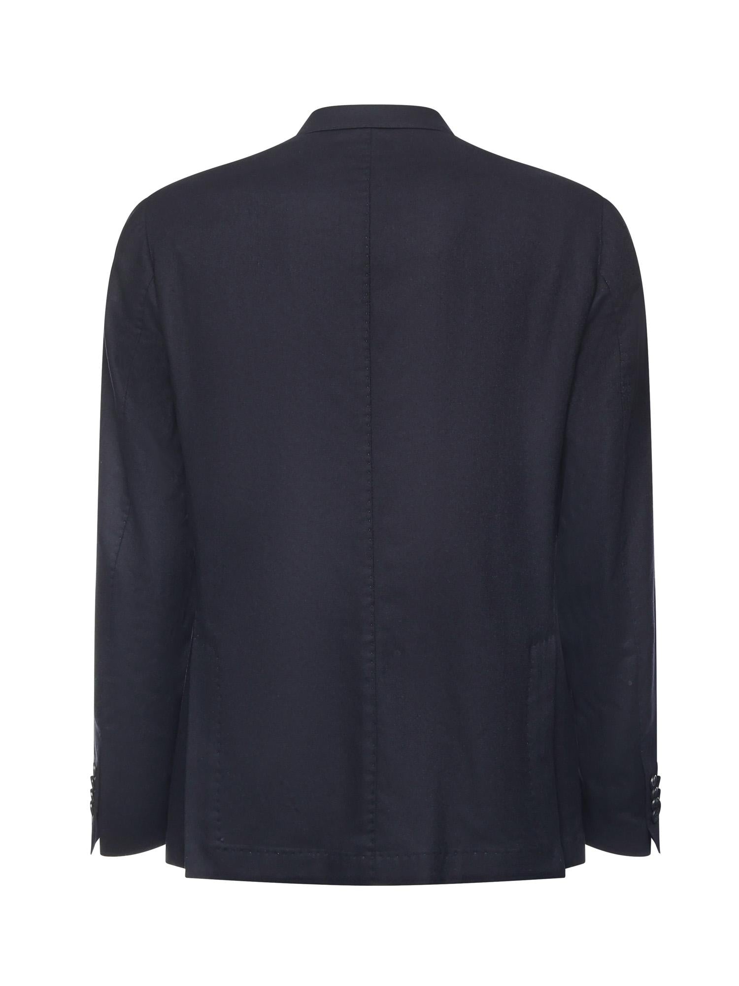 Blazer doppiopetto in misto cashmere<BR/> E4070B 79B SANTANIELLO 