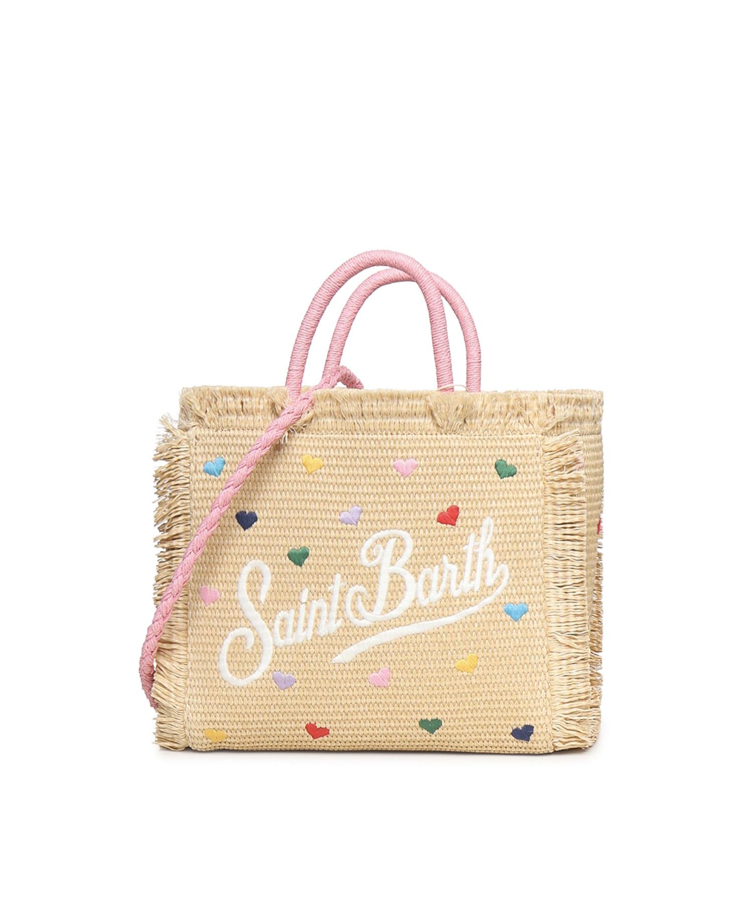 Borsa Colette in tessuto effetto paglia COL0017 00344L MC2 SAINT BARTH 