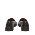 Mocassino in pelle intrecciata DU3266PHOEUY195 TM00 DOUCAL'S 
