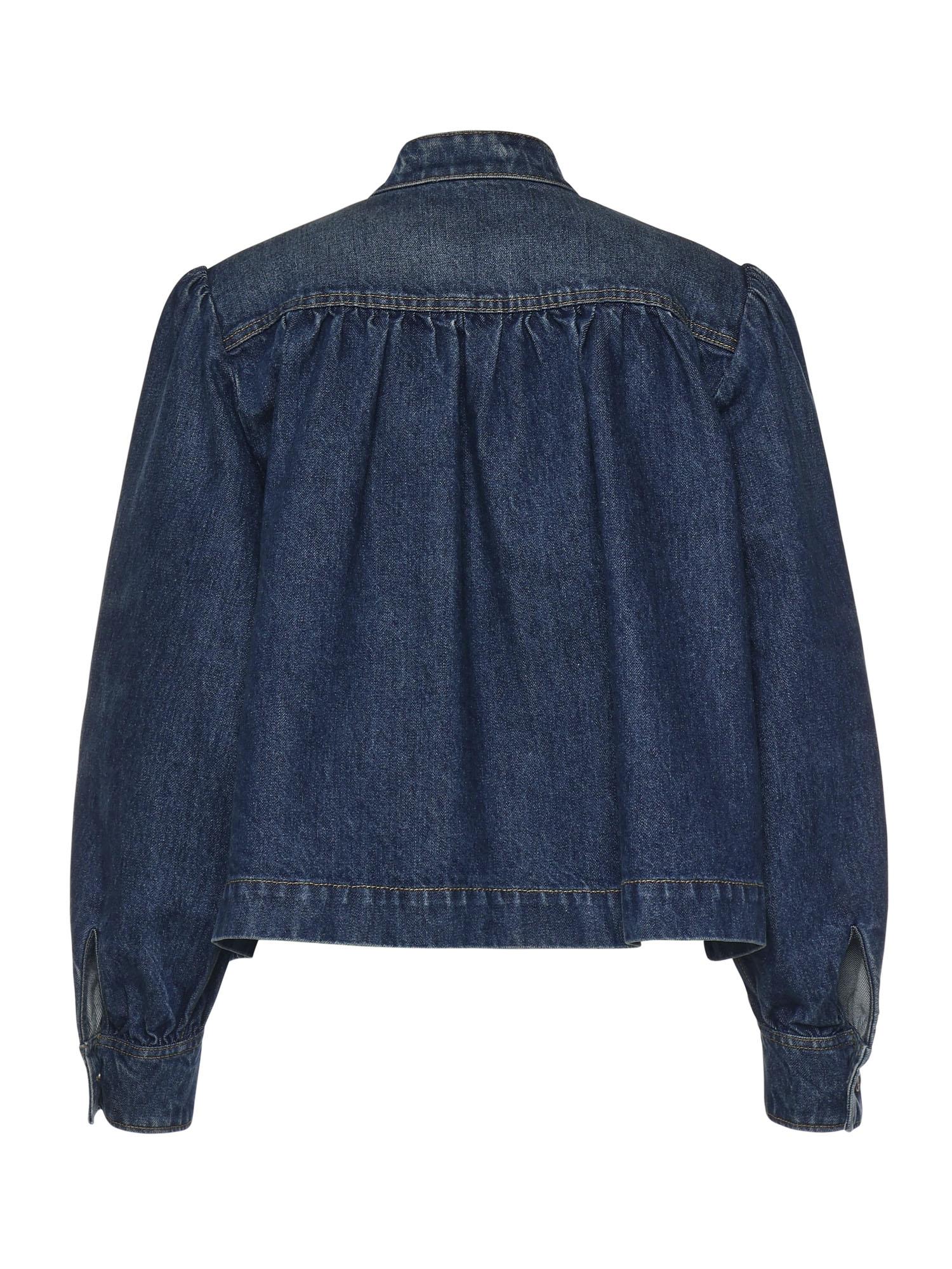 Giacca arricciata in denim CH26SDV09258 4A1 CHLOÉ 
