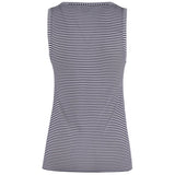 Tank top con stampa ottica in viscosa 730445 V2PM04096 BOTTEGA VENETA 