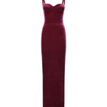 Abito bustier in jersey di velluto 794452 TKQ225061 BALENCIAGA 
