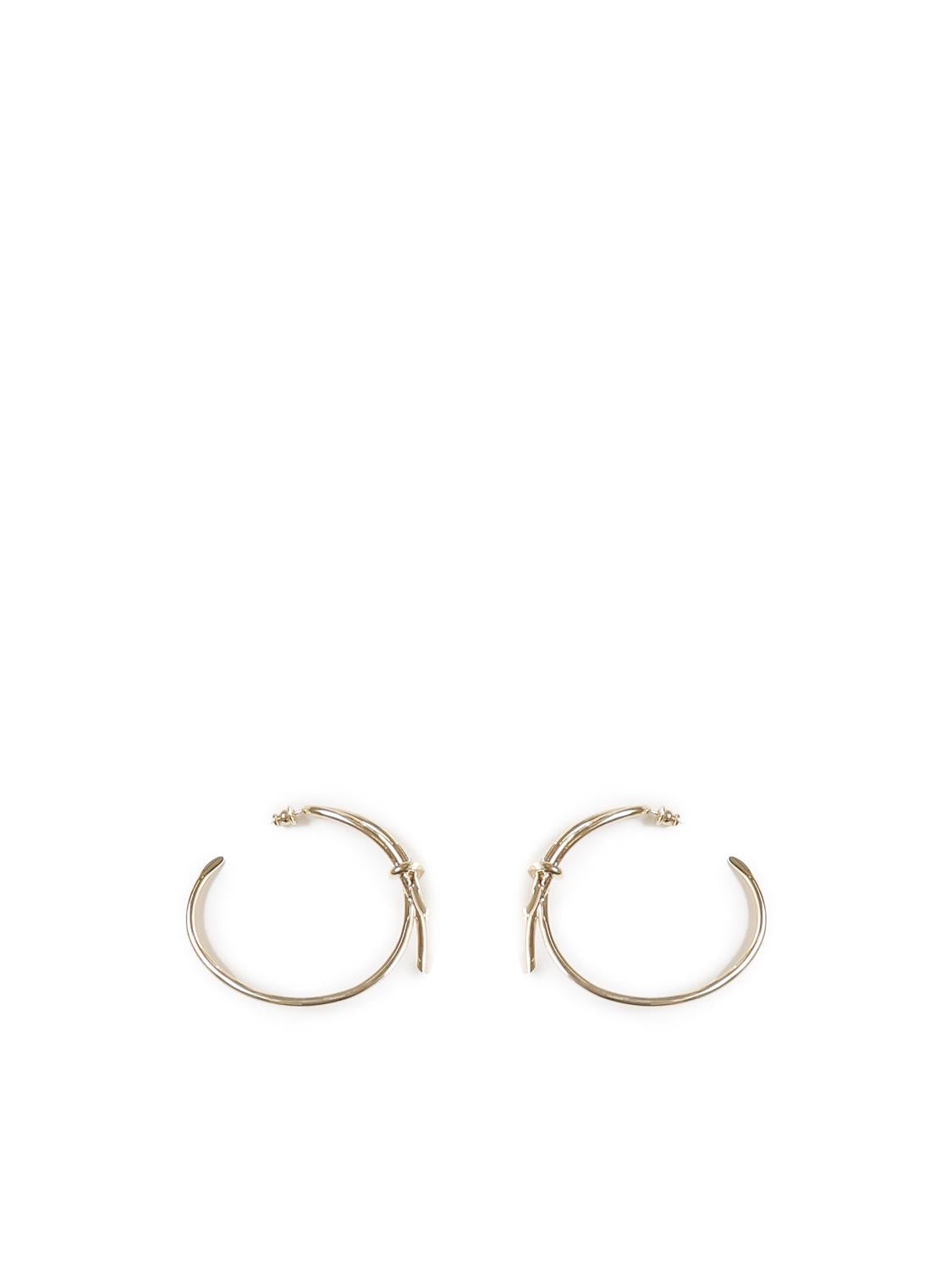 Orecchini a cerchio con nodo 760708 770522001 FERRAGAMO 