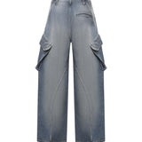 Jeans cargo in denim AA9P1400D026D A56 ALAIA 