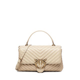 Borsa Love Lady Puff Chevron 100043 A0GKC50Q PINKO 