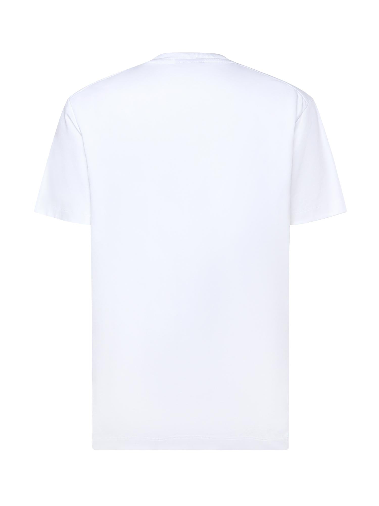 T-shirt in jersey con logo<BR/> S74GD1522 D20106100 DSQUARED2 