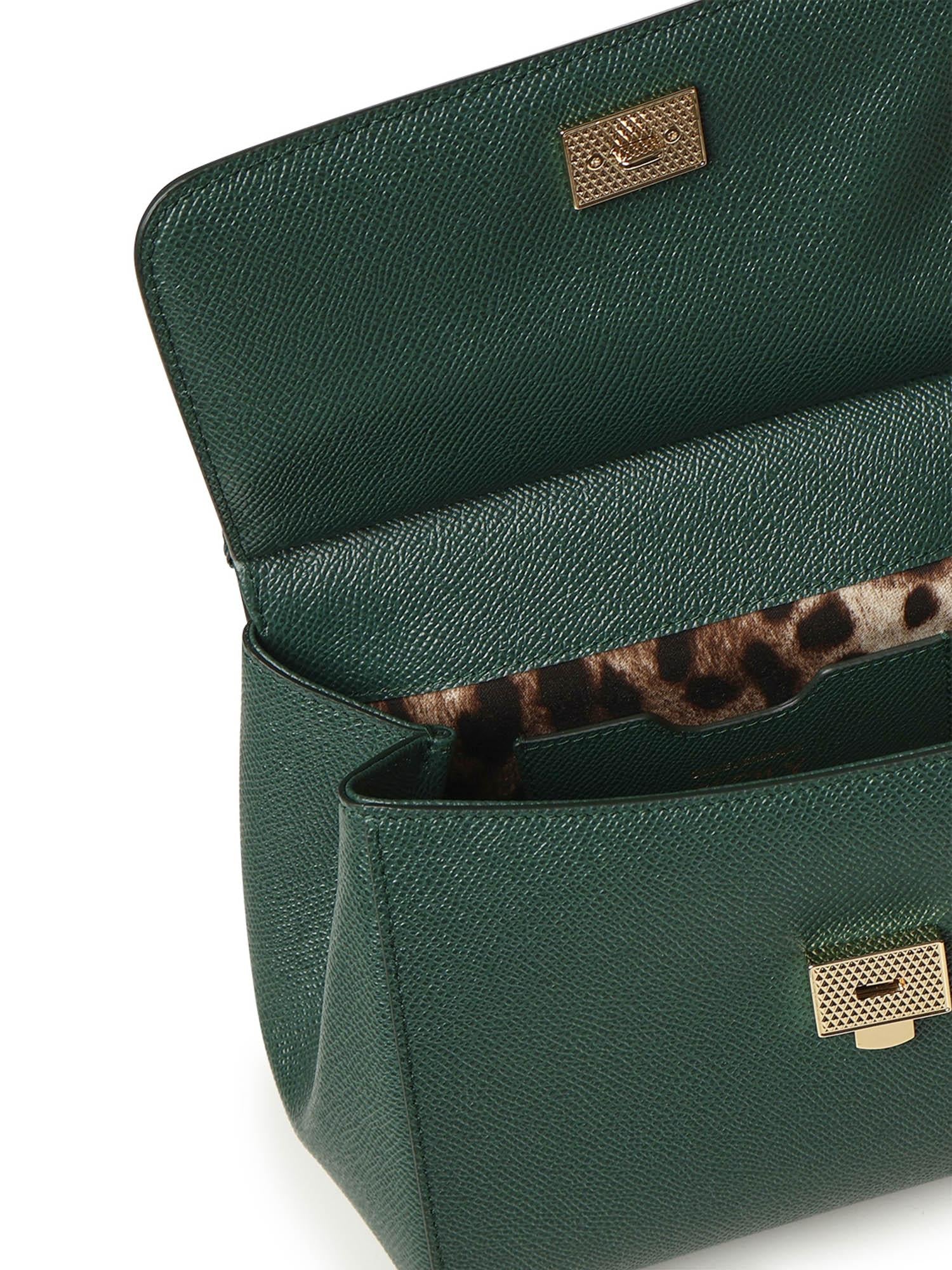 Borsa a mano Sicily piccola in pelle BB6003 B100187399 DOLCE & GABBANA 