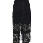 Gonna midi in pizzo con spacchetti 106664 A381Z99 PINKO 