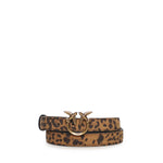 Cintura con stampa leopardata in pelle 100143 A32AM35Q PINKO 