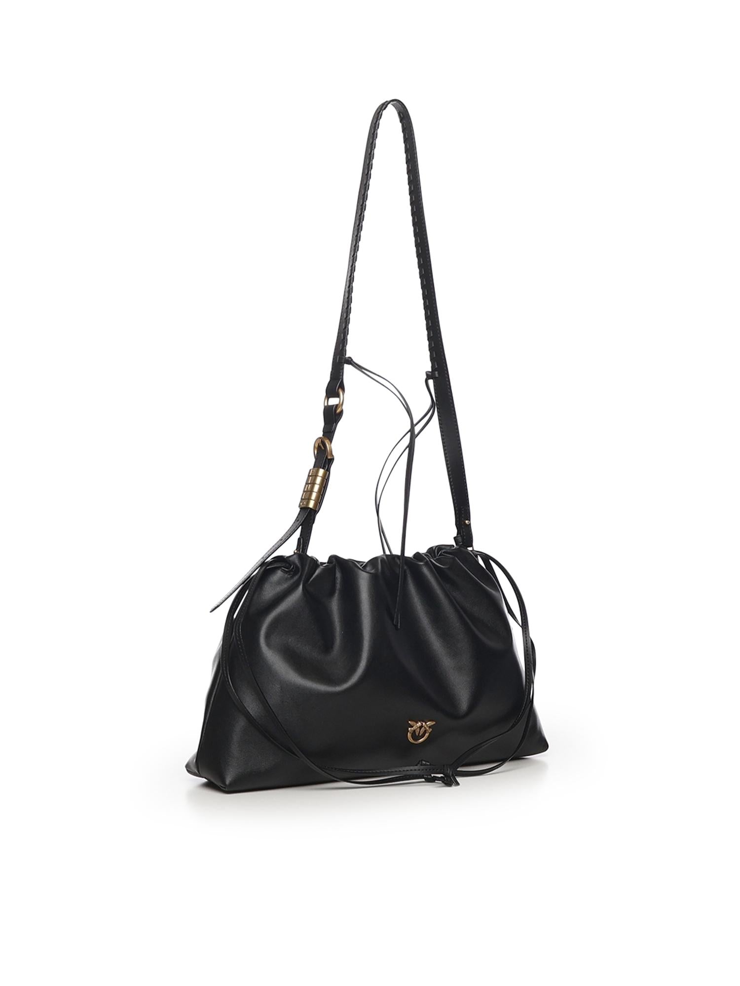Borsa Clutch a spalla grande in pelle 105825 A0QOZ99Q PINKO 