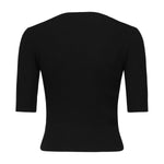 Maglia cropped con logo 102017 A18MZ99 PINKO 