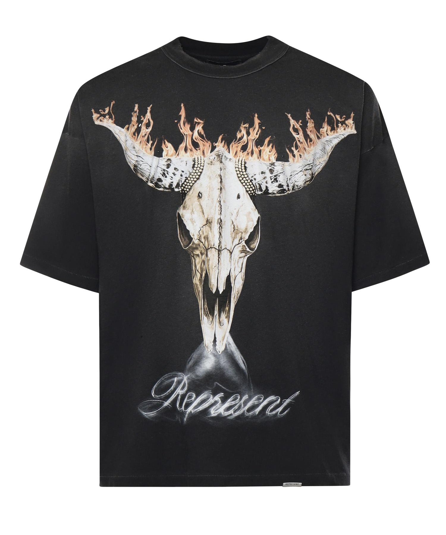 T-shirt British Cowboys con stampa MLM100592 04 REPRESENT 