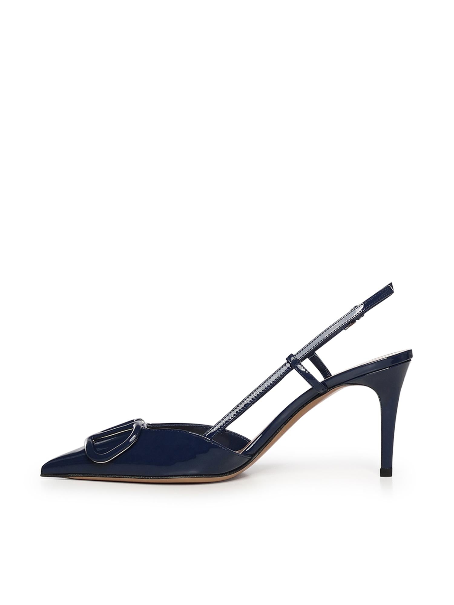 Décolleté slingback Vlogo Signature in vernice 8W2S0R01 TMKFI8 VALENTINO GARAVANI 