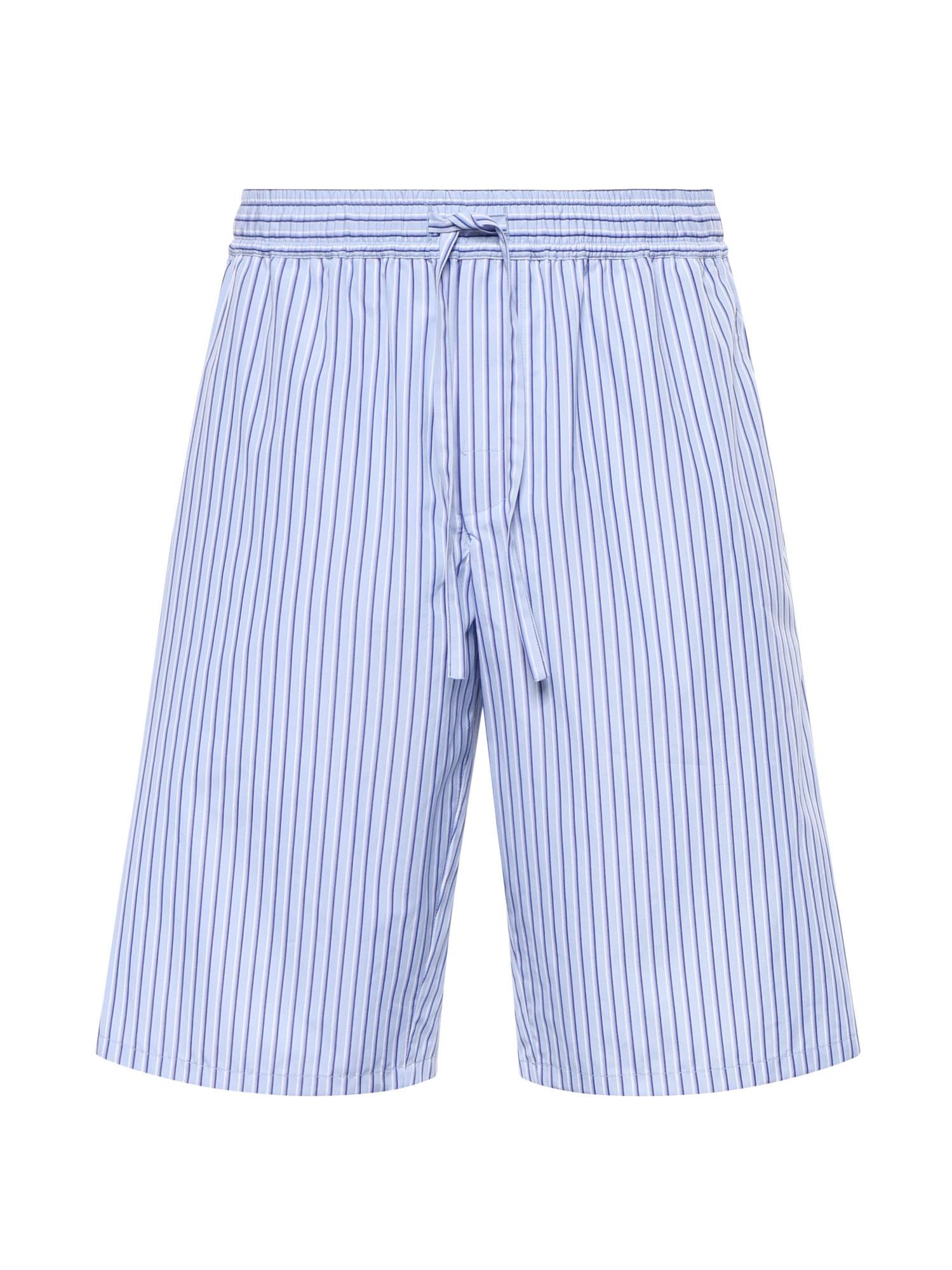 Bermuda in popeline rigato GV5MAT FR513S8052 DOLCE & GABBANA 