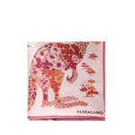 Foulard in seta con stampa 310217 785447001 FERRAGAMO 