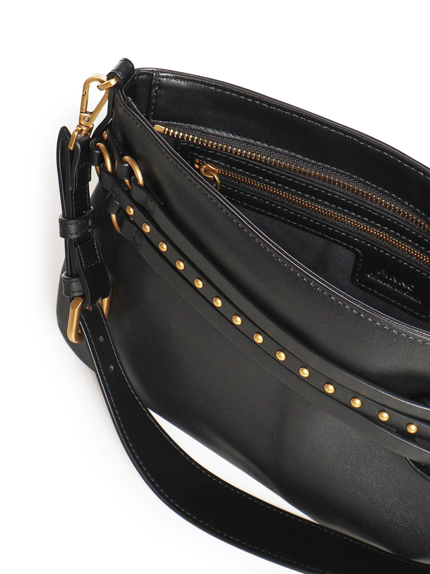 Borsa a spalla media Belt Bag in pelle 106176 A0QOZ99Q PINKO 