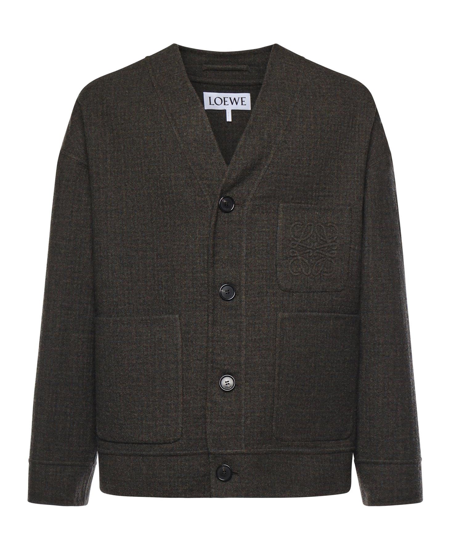 Cardigan in misto cotone e seta H526Y02WDC 6812 LOEWE 