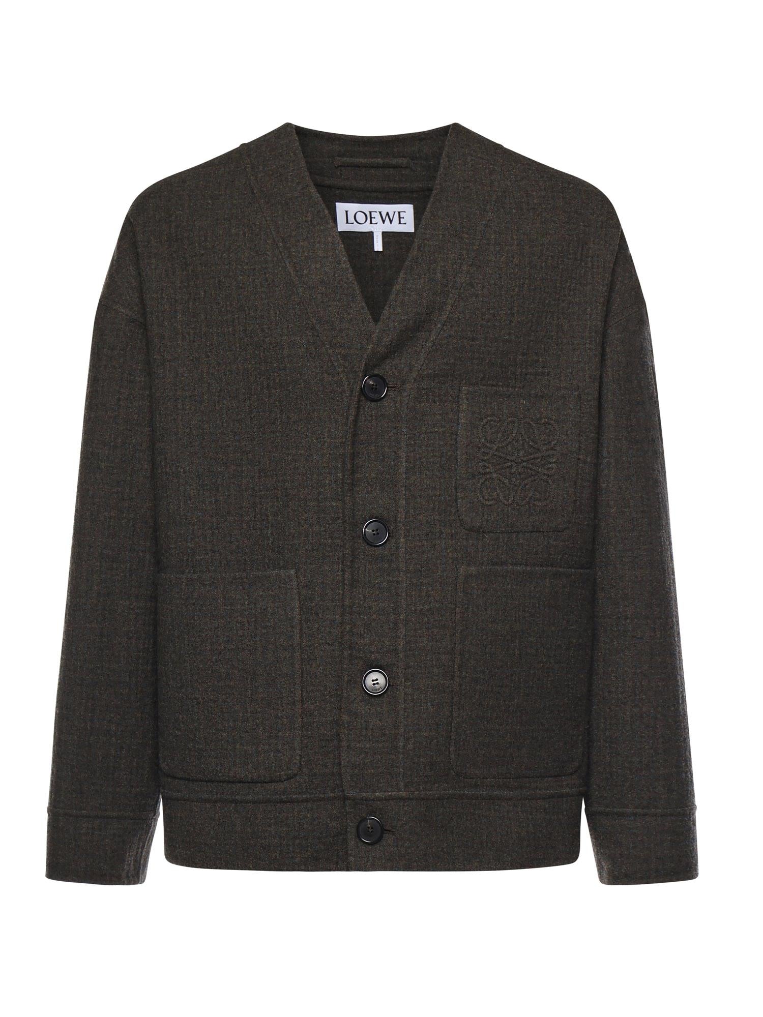 Cardigan in misto cotone e seta H526Y02WDC 6812 LOEWE 