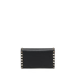 Portafoglio Rockstud in pelle con catena 7W2P0AR6 VSH0NO VALENTINO GARAVANI 