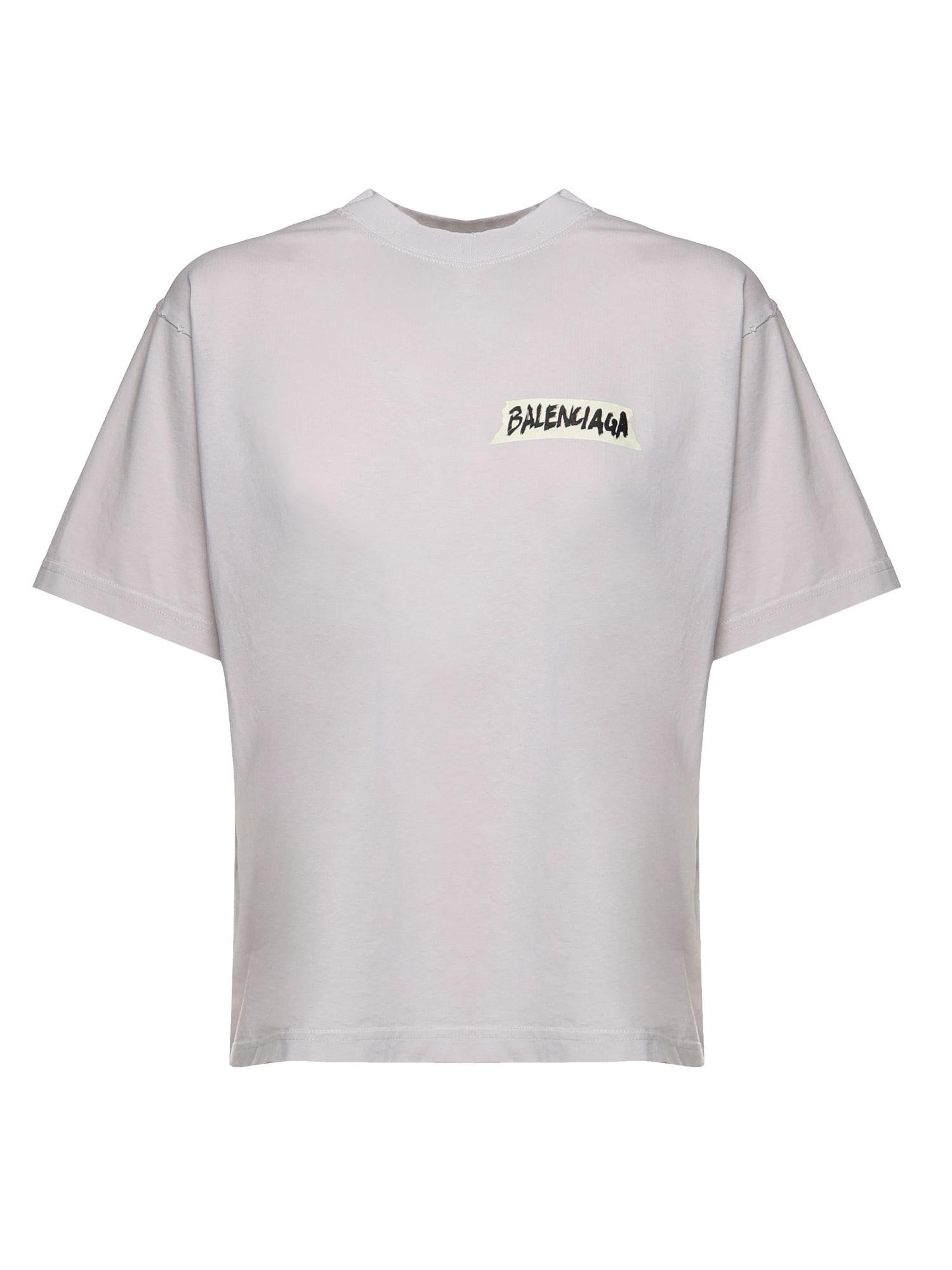 T-Shirt Masking Tape in jersey dry 850990 TTVL69012 BALENCIAGA 